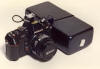 Custom large capacity motorized magazine for film camera.